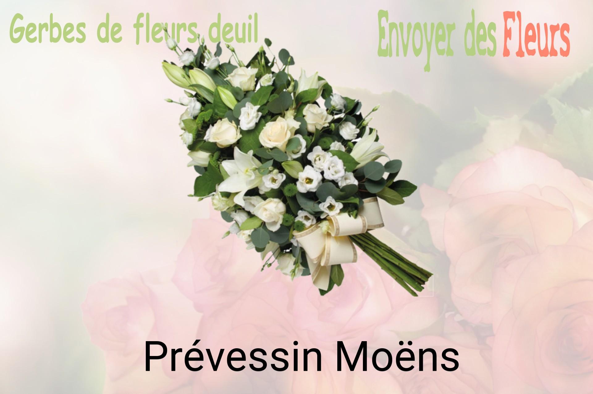 Gerbe de fleurs de deuil livrée à Prévessin-Moëns